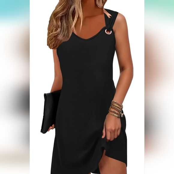 Disamer Dresses & Skirts - Stylish Black Sleeveless Dress